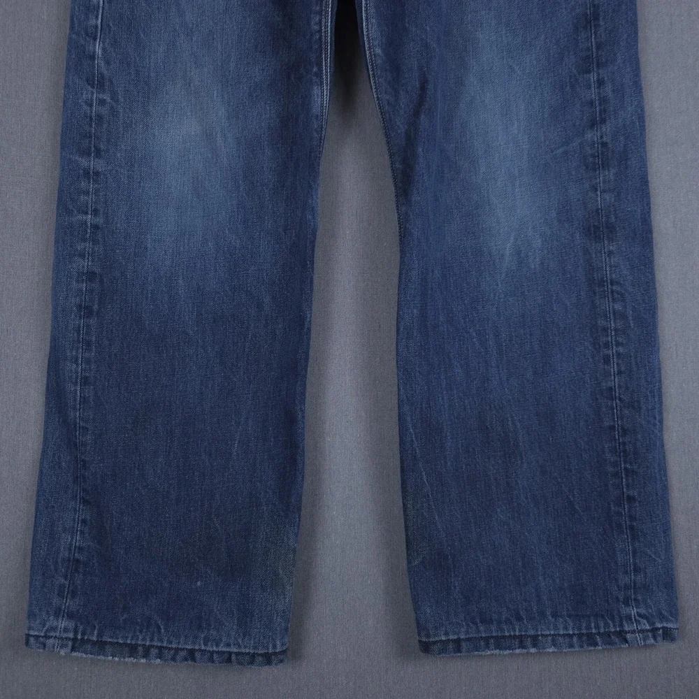 Vintage Levis 569 Baggy Jeans Mens 40x32 (Fits 38x31) Blue Loose Fit Flap Pocket